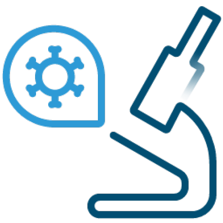 Virus research icon